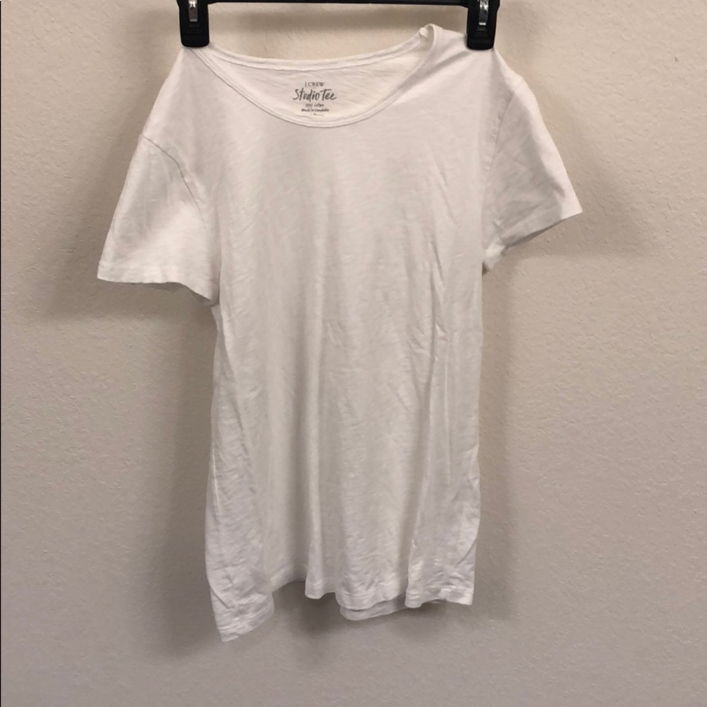 J Crew Studio Tee Medium White